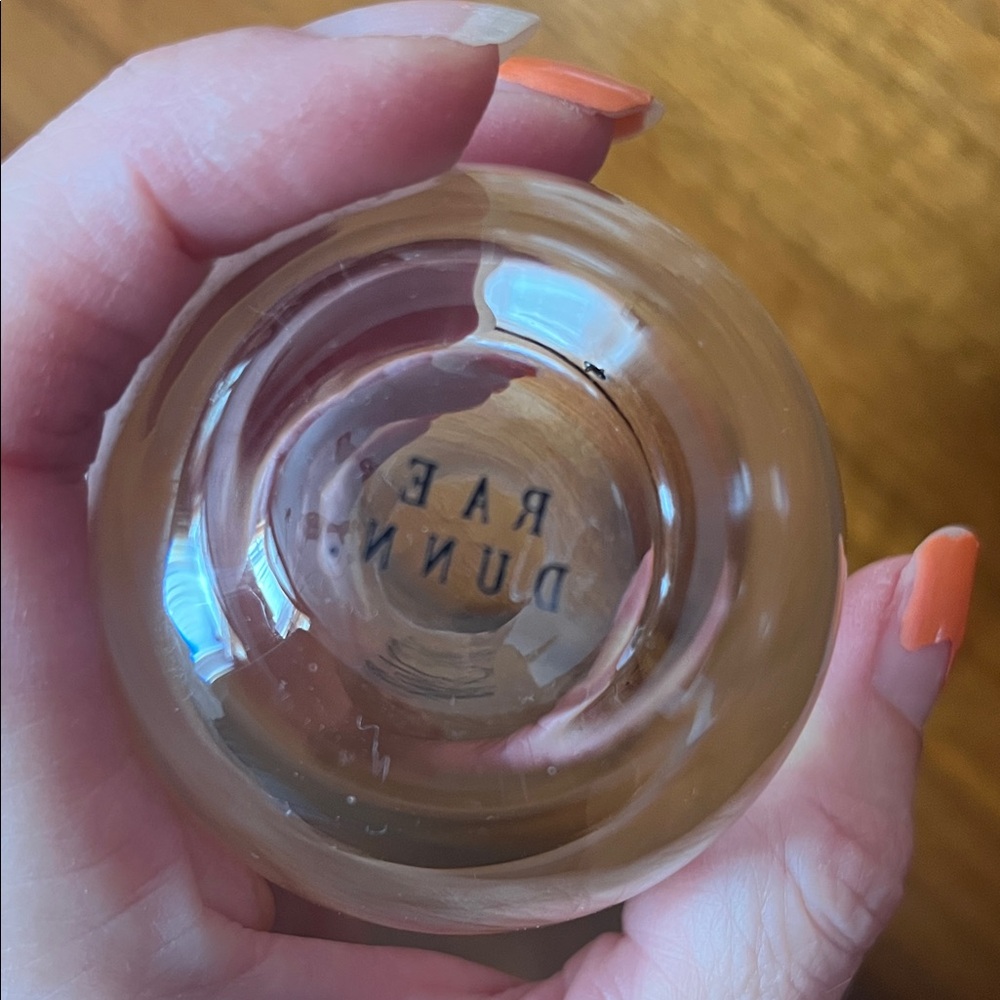 Like new Rae Dunn Clear Glass with Black Text - Picture 2 of 14